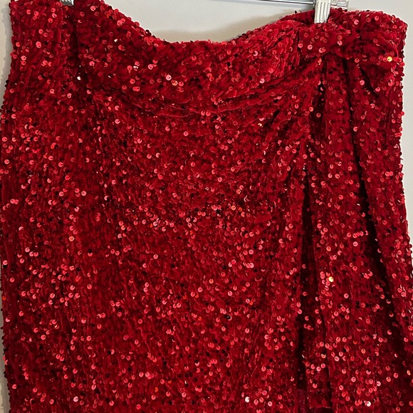 Eloquii Sequin Maxi Skirt - Picture 4 of 5